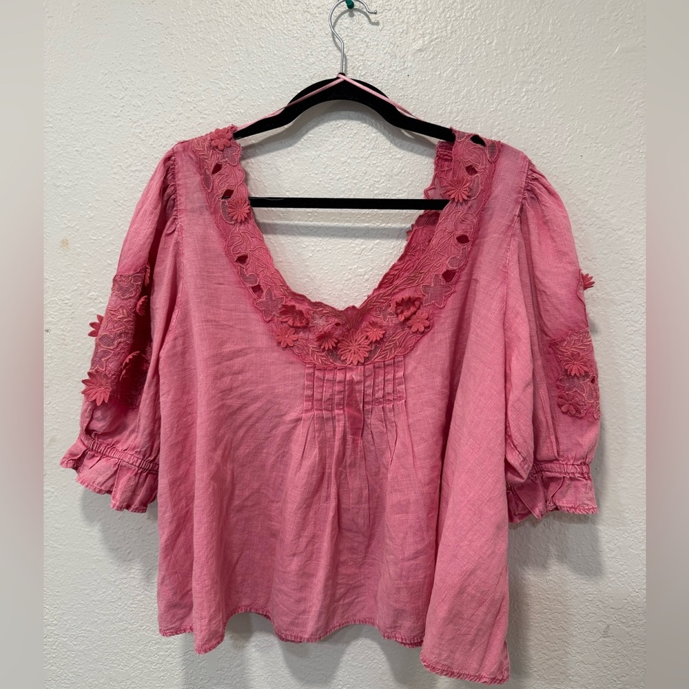 Free people Sophie Cropped Top embroidered - Picture 4 of 8
